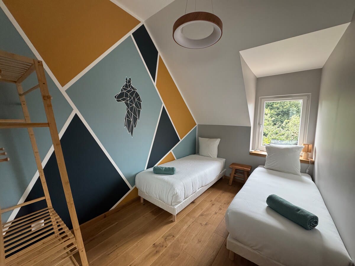 Chambre avec deux lits jumeaux